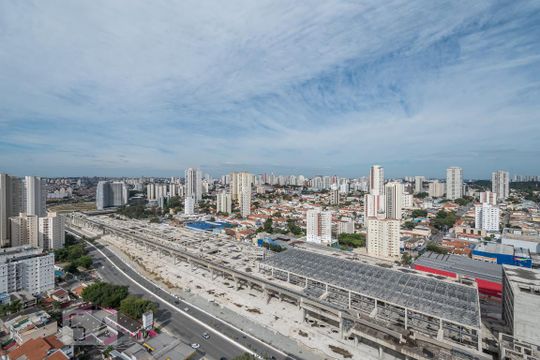 Vista de kitnet/studio para alugar com 1 quarto, 34m² em Jardim Aeroporto, São Paulo