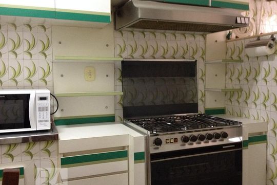 Cozinha de apartamento à venda com 3 quartos, 120m² em Leblon, Rio de Janeiro