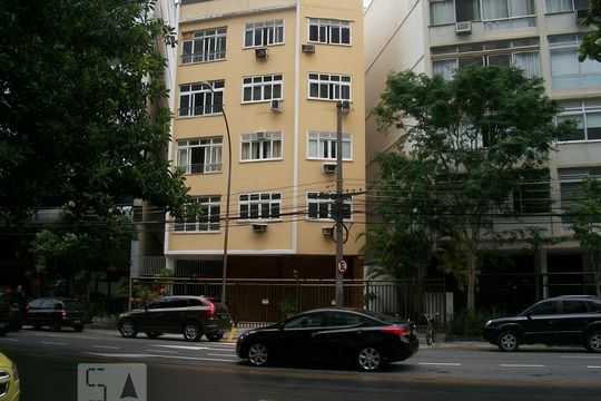 Fachada do Prédio de apartamento à venda com 3 quartos, 120m² em Leblon, Rio de Janeiro