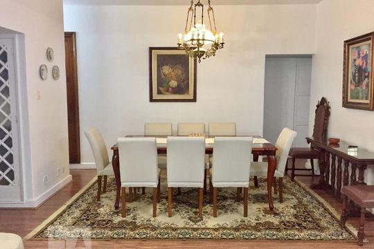 Sala de apartamento à venda com 3 quartos, 120m² em Leblon, Rio de Janeiro