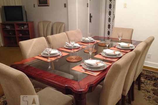 Sala de apartamento à venda com 3 quartos, 120m² em Leblon, Rio de Janeiro
