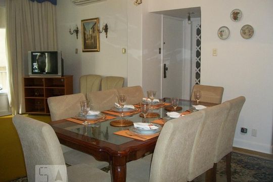 Sala de apartamento à venda com 3 quartos, 120m² em Leblon, Rio de Janeiro