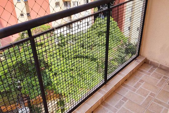 Varanda de apartamento à venda com 2 quartos, 62m² em Sítio Pinheirinho, São Paulo