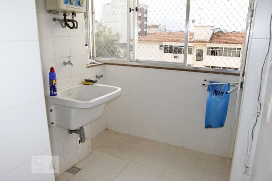 Área de serviço de apartamento à venda com 2 quartos, 76m² em Urca, Rio de Janeiro