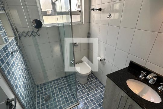 Banheiro Social de apartamento à venda com 1 quarto, 38m² em Perdizes, São Paulo