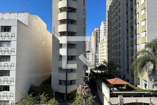 Vista da Sala de apartamento à venda com 1 quarto, 38m² em Perdizes, São Paulo