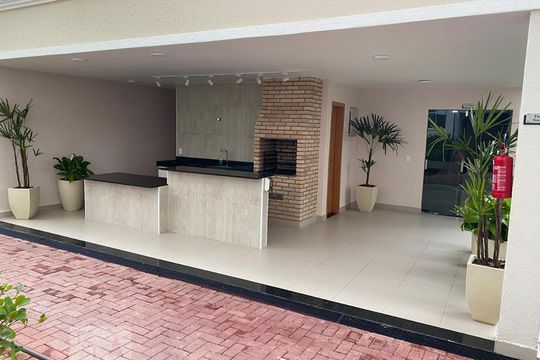 Área comum - Churrasqueira de apartamento à venda com 1 quarto, 46m² em Jardim Íris, São Paulo