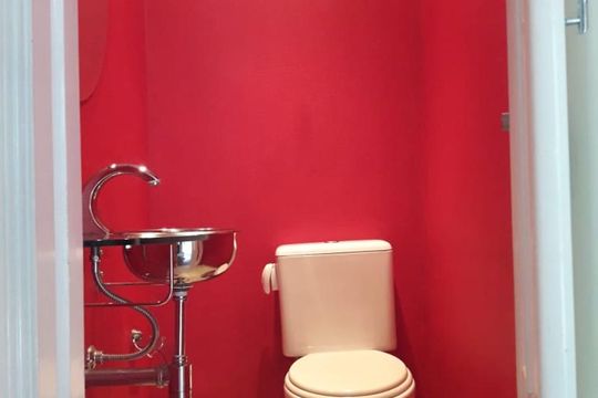 Banheiro de apartamento à venda com 2 quartos, 76m² em Santo Amaro, São Paulo