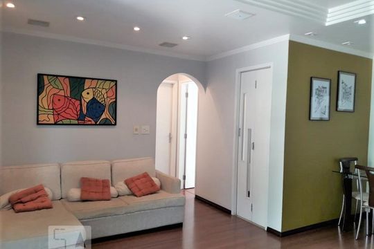 Sala de apartamento à venda com 2 quartos, 76m² em Santo Amaro, São Paulo