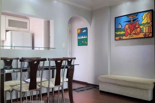 Sala de apartamento à venda com 2 quartos, 76m² em Santo Amaro, São Paulo