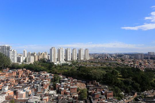 Vista de apartamento à venda com 1 quarto, 45m² em Fazenda Morumbi, São Paulo