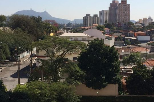 Vista de apartamento à venda com 2 quartos, 57m² em Vila Mangalot, São Paulo