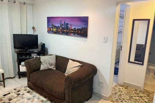 Sala de apartamento à venda com 2 quartos, 57m² em Vila Mangalot, São Paulo