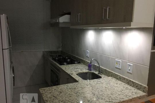 Cozinha de apartamento para alugar com 2 quartos, 45m² em São Miguel, São Leopoldo