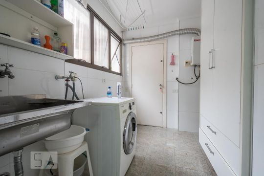 Área de Serviço de apartamento para alugar com 3 quartos, 147m² em Brooklin Paulista, São Paulo