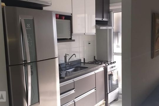 Cozinha de apartamento para alugar com 1 quarto, 40m² em Vila Prudente, São Paulo