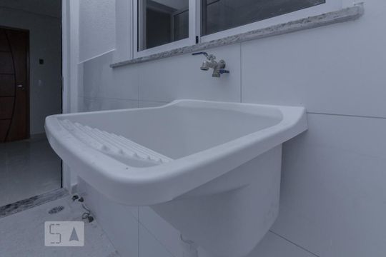 Área de Serviço de apartamento para alugar com 2 quartos, 46m² em Vila Metalúrgica, Santo André