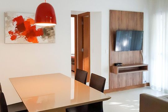 Sala de apartamento para alugar com 1 quarto, 41m² em Higienópolis, São Paulo