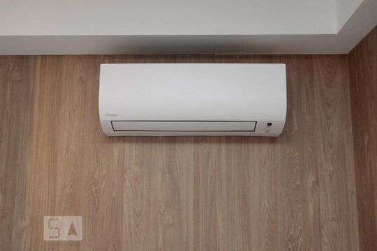 Ar condicionado de kitnet/studio para alugar com 1 quarto, 40m² em Santa Efigênia, São Paulo
