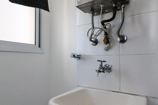 Área de Serviço de kitnet/studio à venda com 1 quarto, 50m² em Quinta da Paineira, São Paulo