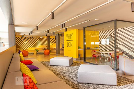 Área comum - HomeOffice de apartamento para alugar com 1 quarto, 16m² em Vila Mariana, São Paulo