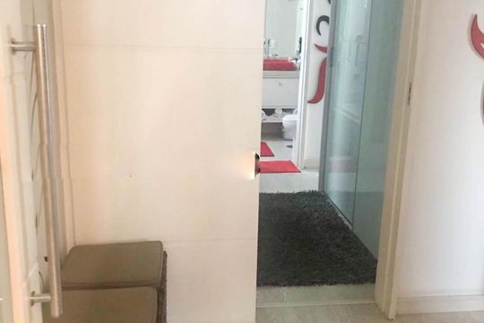 Hall dos Quartos de apartamento à venda com 3 quartos, 125m² em Vila Regente Feijó, São Paulo