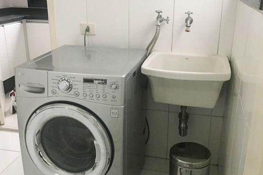Área de Serviço de apartamento à venda com 3 quartos, 125m² em Vila Regente Feijó, São Paulo