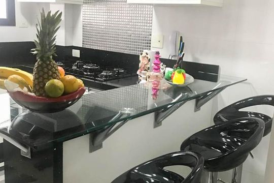 Cozinha de apartamento à venda com 3 quartos, 125m² em Vila Regente Feijó, São Paulo