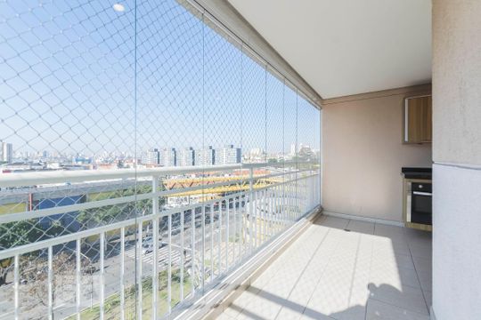 Varanda de apartamento à venda com 3 quartos, 78m² em Vila Dom Pedro I, São Paulo