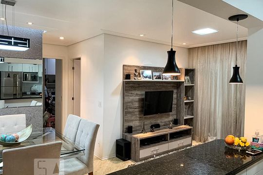 Sala de apartamento para alugar com 2 quartos, 68m² em Osvaldo Cruz, São Caetano do Sul
