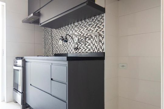 Cozinha de apartamento à venda com 1 quarto, 40m² em Vila Parque Jabaquara, São Paulo