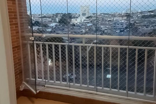 Varanda da Sala de apartamento à venda com 2 quartos, 60m² em Jardim Flor da Montanha, Guarulhos