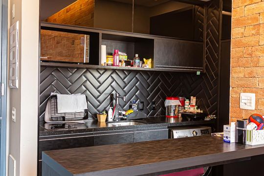 Cozinha de kitnet/studio à venda com 1 quarto, 76m² em Vila Mariana, São Paulo