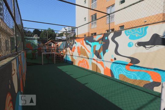 Área Comum - Playground / quadrinha infantil  de apartamento à venda com 2 quartos, 55m² em Taquara, Rio de Janeiro