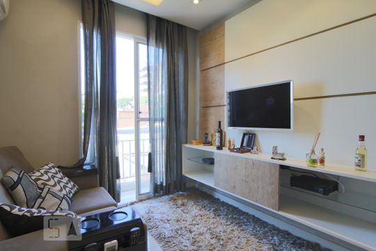 Sala de apartamento à venda com 2 quartos, 55m² em Taquara, Rio de Janeiro