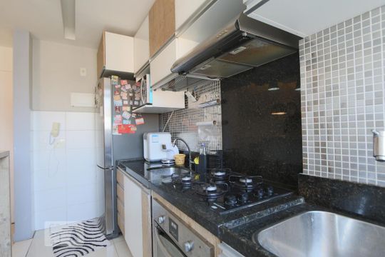 Cozinha - Armários de apartamento à venda com 2 quartos, 55m² em Taquara, Rio de Janeiro
