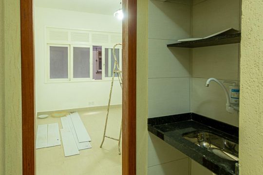 Cozinha de kitnet/studio para alugar com 1 quarto, 40m² em Centro, Niterói