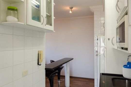 Cozinha de apartamento à venda com 1 quarto, 57m² em Centro, São Bernardo do Campo