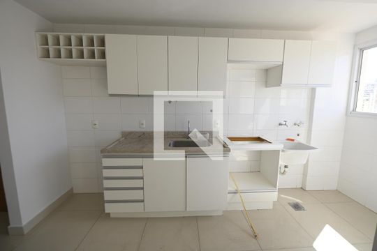 Sala;/ Cozinha  de apartamento para alugar com 1 quarto, 42m² em Setor Bueno, Goiânia