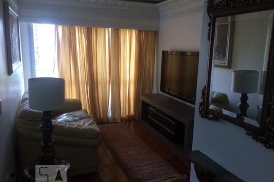 Sala de apartamento à venda com 1 quarto, 45m² em Pinheiros, São Paulo