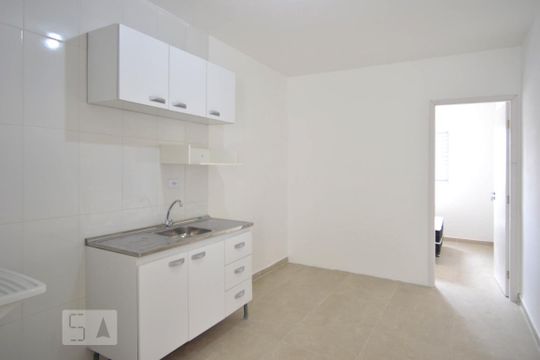 Sala - cozinha - área de serviço de kitnet/studio à venda com 1 quarto, 27m² em Quarta Parada, São Paulo