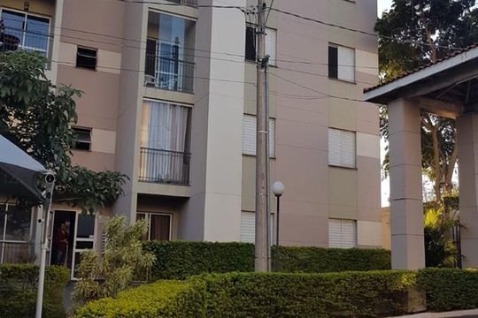 Fachada do prédio  de apartamento à venda com 2 quartos, 49m² em Jardim Ipaussurama, Campinas