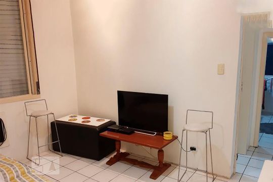 Detalhe Sala de apartamento à venda com 1 quarto, 56m² em Guarani, Novo Hamburgo