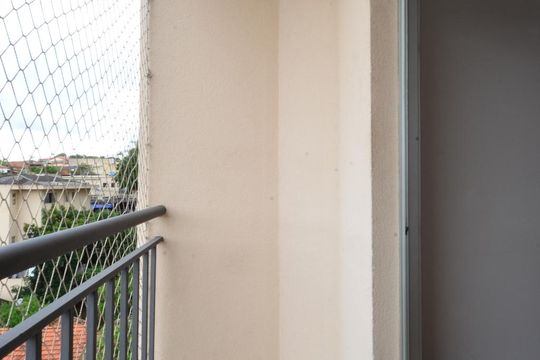 Varanda da Sala de apartamento à venda com 3 quartos, 80m² em Vila Parque Jabaquara, São Paulo