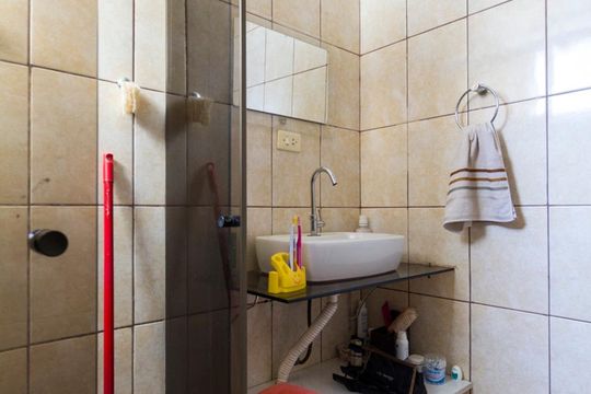 Banheiro Social de apartamento à venda com 2 quartos, 69m² em Vila Parque Jabaquara, São Paulo