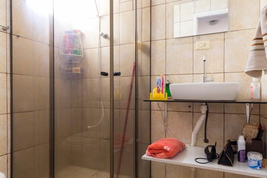 Banheiro Social de apartamento à venda com 2 quartos, 69m² em Vila Parque Jabaquara, São Paulo