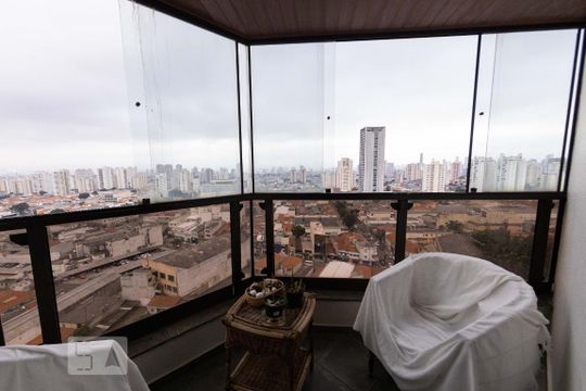 Varanda Sala de apartamento à venda com 4 quartos, 360m² em Mooca, São Paulo