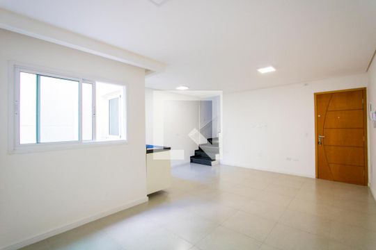 Sala/Cozinha de apartamento para alugar com 3 quartos, 160m² em Vila Pires, Santo André