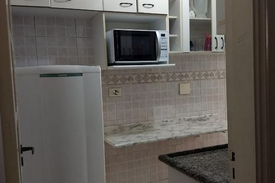 Cozinha de apartamento para alugar com 2 quartos, 56m² em Vila Nova Jundiainópolis, Jundiaí