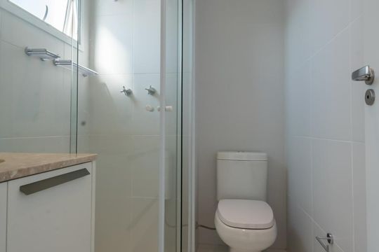 Banheiro Suíte 1 de apartamento para alugar com 3 quartos, 213m² em Brooklin, São Paulo
